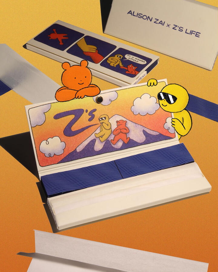 Z's LIFE x ALISON ZAI ZBOOK ROLLING PAPERS WITH FILTERS
